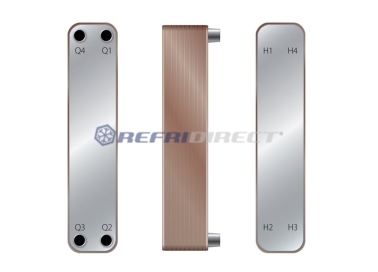 brazed plate heat exchanger Danfoss mod. D118L-E 110